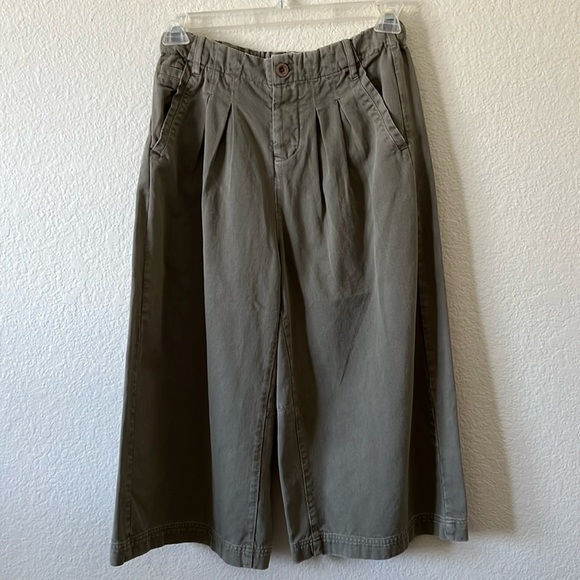 Free People Hard Rain Gaucho - Size XS Washed Pine